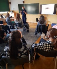 Lekcje z uczniami II LO w Opolu