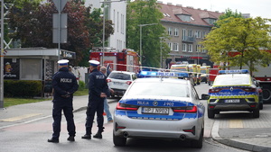 służby w trakcie ćwiczeń