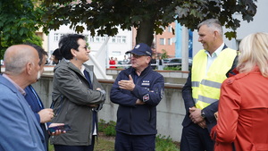 służby w trakcie ćwiczeń