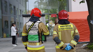 służby w trakcie ćwiczeń
