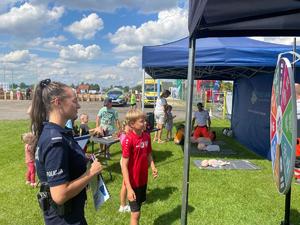 stoisko policyjne