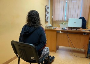 zatrzymana kobieta