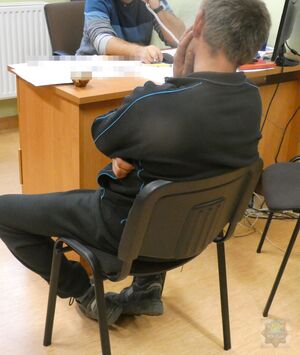 Zatrzymany podczas czynności procesowych