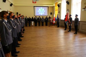 Obchody Święta Policji w Komendzie Miejskiej Policji w Opolu.