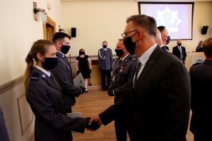 Obchody Święta Policji w Komendzie Miejskiej Policji w Opolu.