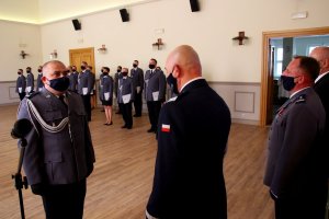 Obchody Święta Policji w Komendzie Miejskiej Policji w Opolu.